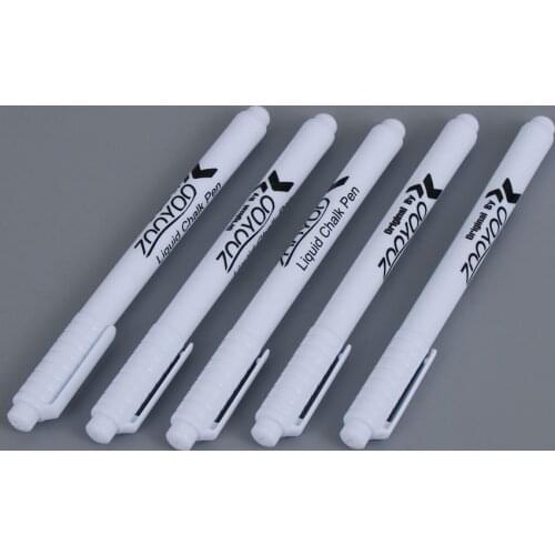 1/5/10pcs White Liquid Chalk Pen Glass Window Chalkboard Black Board Marker Erasable Chalk Marker Drawing Pen Writing Stationery