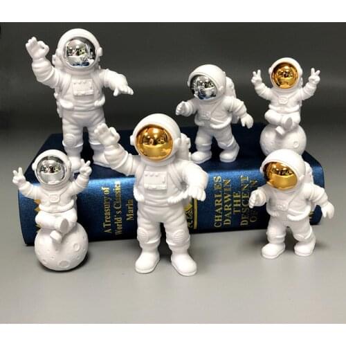 3pcs/Set Space Astronaut Boy Birthday Party Decorations Kids Cake Decorations Dessert Table Decor Baby Shower DIY Party Decor