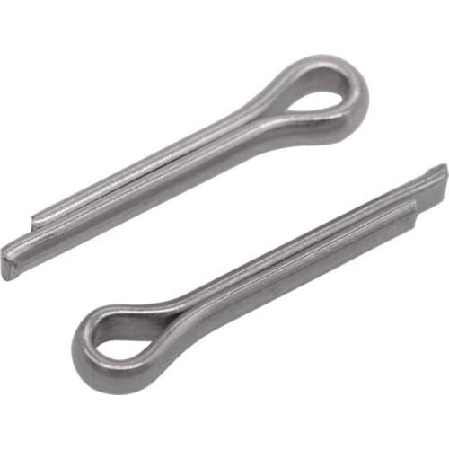 4pcs M5 Stainless Steel Cotter Hairpin Pin Split-Cotter Fastening Pins 50mm-100mm length