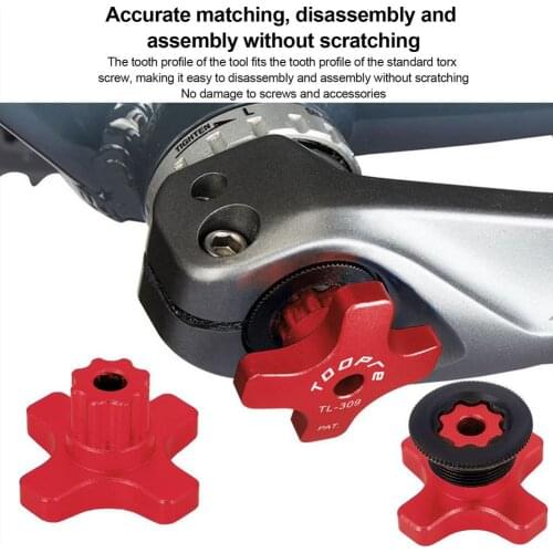 40mmX23mm Aluminum Alloy Crank Cover Bolt Bike Mounting Bottom Bracket Crank Arm Bolts Screws Mountain Bike Crankset Caps
