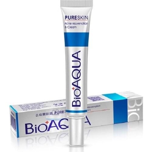 Bioaqua 30g Face Acne Treatment Blackhead Removal Cream Oil Control Shrink Pores Scar Spot Remove Face Care Whitening