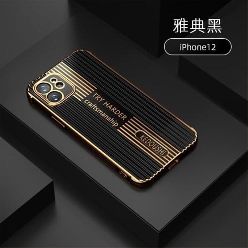 Electroplating Anti Drop Lens Protection Phone Case For iphone 11 12 XS Pro Max Mini Shockproof Back Cover X XS XR 8 7 6 Plus