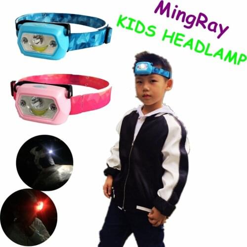 MingRay Child Novelty Headlight USB Rechargeable LED Head Lamp for Kid Camping Student Creativ Festival Gift boy and girl