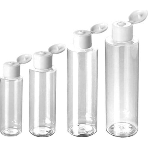 Travel Portable Shampoo Dispenser Refillable Pump Shampoo Lotion Press Bottle Shower Gel Bathroom Storage Bottle Empty Bottle