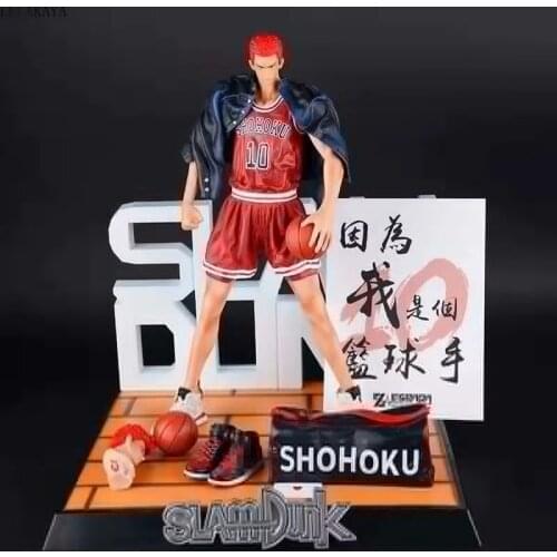 SLAM DUNK Hanamichi Sakuragi SHOHOKU Basketball Team Akagi haruko 1/8 GK PVC Action Figure Collection Sexy Model Toys Brinquedos