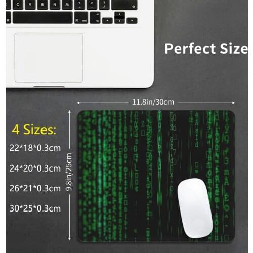 The Matrix Code Mouse Pad DIY Print Funny Cool Old Fashion Oldschool Great Like Fun Good Amazing Cyber