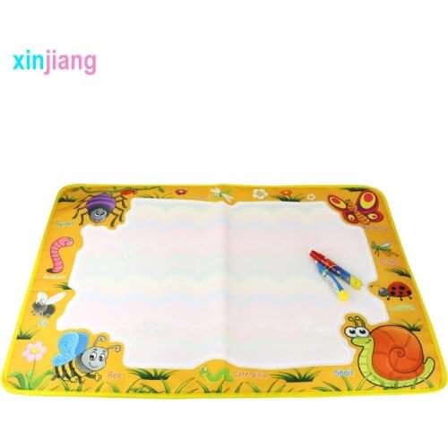 Water Drawing Mat & 2 Magic Pens Water Coloring Board Doodle Rug Writing Coloring Pad Painting Toys Gift Toys For Kids