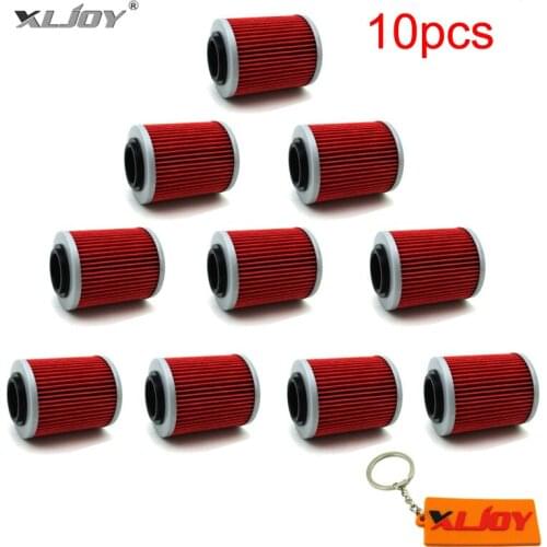 10x Oil Filter For Renegade 1000R 1000 850 800R 570 500 CAN-AM DS650X MAVERICK MAX 1000R Outlander 1000 800R 800 650 500 400