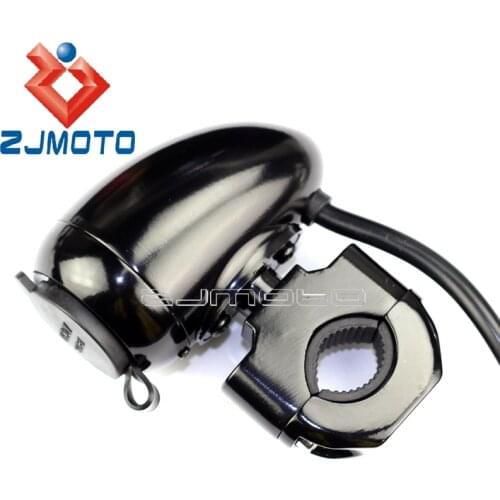 Motorcycle Black 1" 7/8" Handlebar 12V Cigarette Lighter USB Electrical Power Point Universal for ATV UTV Scooter Motorbike