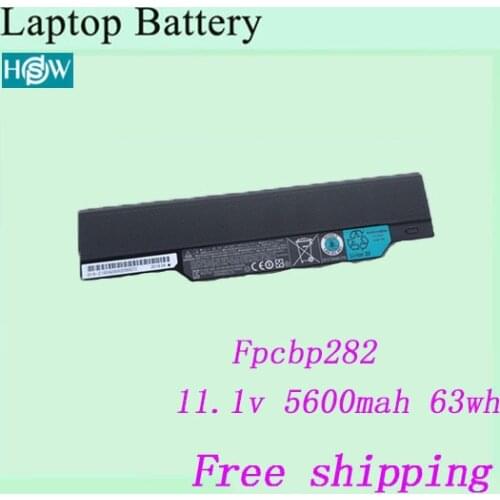 Hot sale laptop battery For Fujitsu Fpcbp282 FMV-R8290 FMV-S8220 FMV-S8225 LifeBook SH792 LifeBook T580 battery free shipping