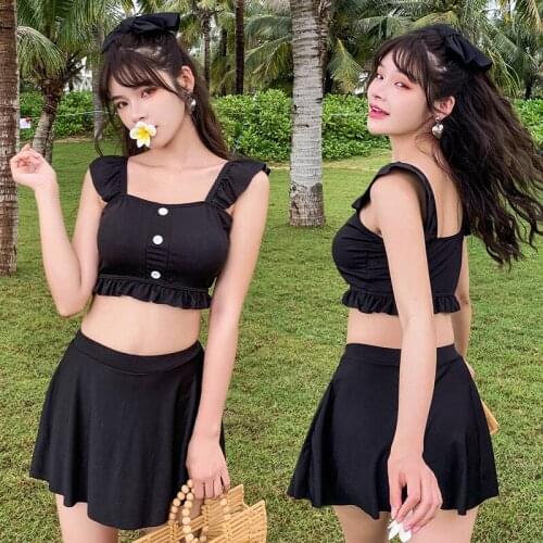 2021 New Women Bikini Swimwear Summer Beach Swimsuit Bathing Suit Swim Clothes Beach Swimming Two Piece Swimskirt