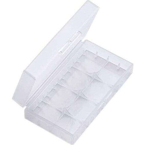 Clear Colorful Battery Storage Case Holder Organizer For 18650 Battery Storage Case For 18650 Or CR123A Battery