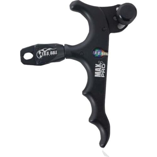 Archery Compound Bow Release Stainless Steel Adjustable Composite Metal Four-Finger Grip For Accessories Hunting Shooting