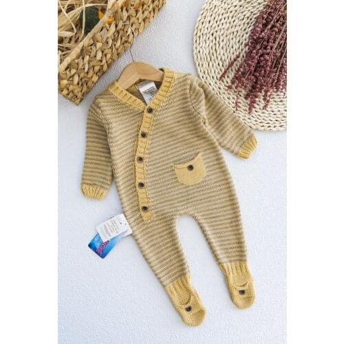 Knitwear Baby Boy Overalls