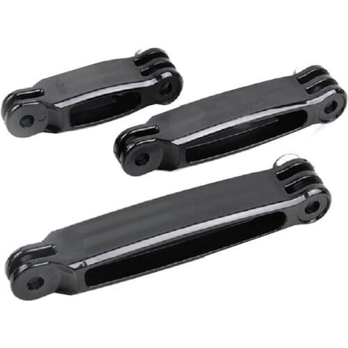 5set/lot 3pcs different length extension bracket for Gopro hero 5/6/7 action camera long short connection mount for sjcam xiaoyi