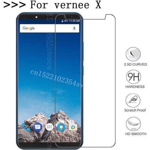 Smartphone Tempered Glass for Vernee X VerneeX 9H Explosion-proof Protective Film Screen Protector cover phone