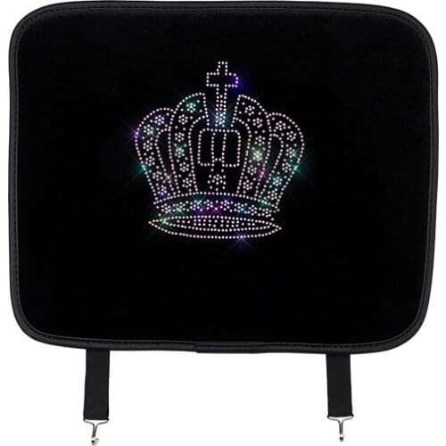 Fashion Bling Automotive Backseat Child Kick Guard Protects Crystal Car Seat Back Protective Rhinestone Scratch-resistant