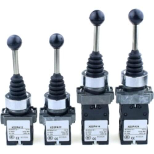1Pc XD2PA12CR XD2PA22CR 2NO 2Position XD2PA14CR XD2PA24CR 2NO 2NC 4Position Maintained Momentary Wobble Stick Joystick Switch
