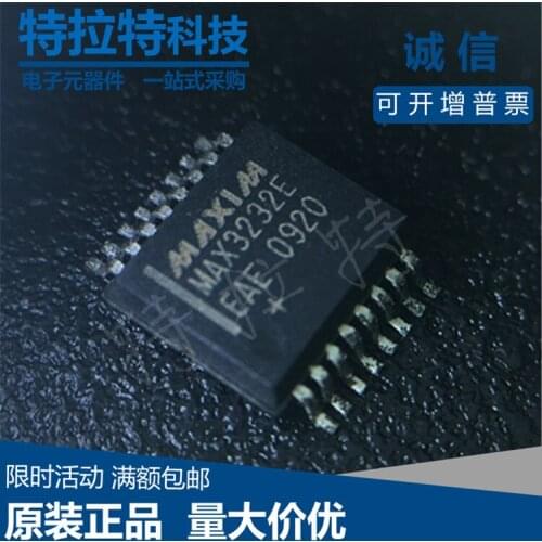 10pcs/lot MAX3232EEAE MAX3232 Chip TSSOP-16 Line Transceiver Brand New & Original