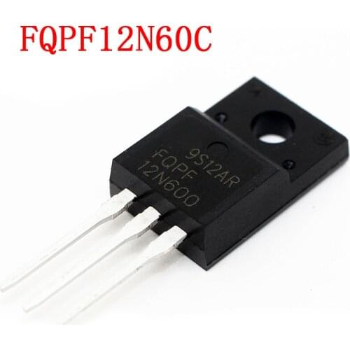 10PCS FQPF12N60C TO-220F 12N60C 12N60 TO220 FQPF12N60 TO-220 new MOS FET transistor