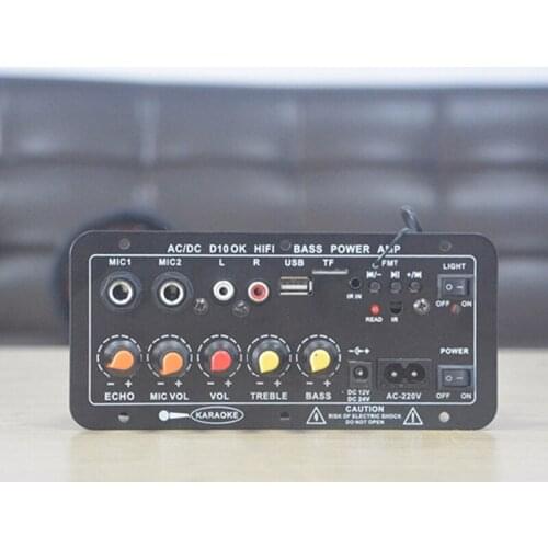 Car Subwoofer High Power HiFi Bass Bluetooth Amplifier Board Support 12V 24V 220V Power Home Theater Sound System