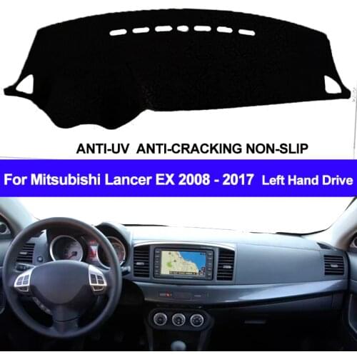 TAIJS Car Dashboard Cover For Mitsubishi Lancer EX 2008 2009 2010 2011 2012 - 2015 2016 2017 Dashmat Dash Mat Sun Shade Carpet