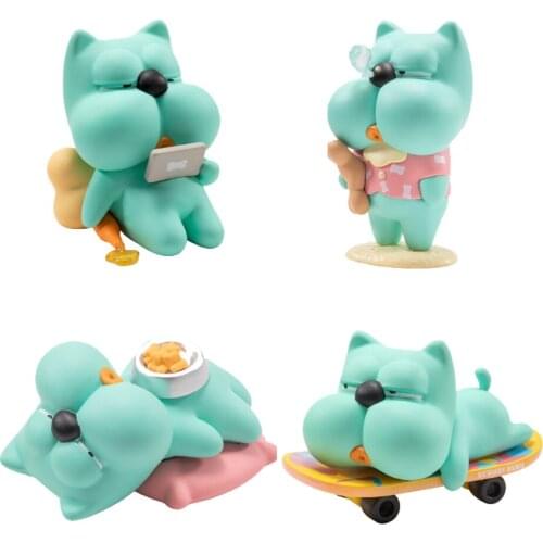 Blind Box Toy Action BUBU Dogs Figures Designer Guess Package Desk Decoration Cute Girls Dolls Toys for Children Friends Gifts