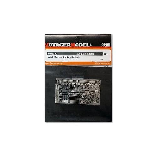 KNL HOBBY Voyager Modelger Model PEA333 World War II German soldiers with metal etching details of the pieces