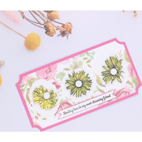 YPPCRAFT Mini Slimline with Windows Metal Cutting Dies Stencils for DIY Scrapbooking Decorative Embossing DIY Paper Cards