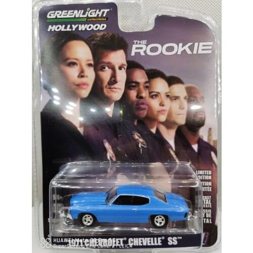 GREENLIGHT 1:64 1971 CHEVROLET Chevelle SS THE ROOKIE Collect die casting alloy trolley model