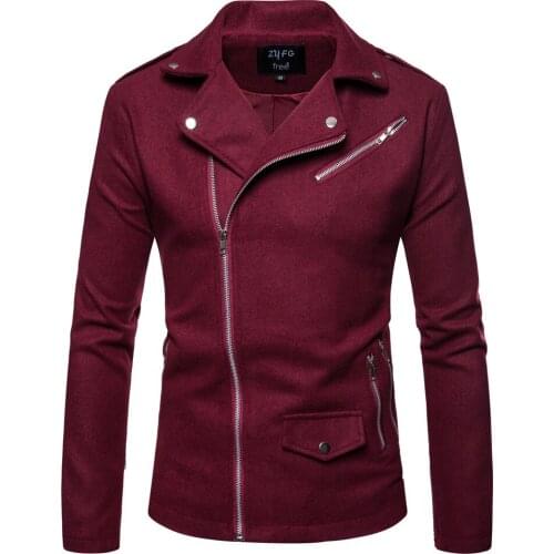 Mens Spring Wool Coat Mens Casual Long Woolen Coat Mens Solid Color Casual Fashion Jacket Casual Mens Coat