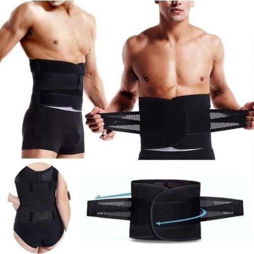 Adjustable Double Pull Lumbar Support Lower Waist Back Belt Brace Pain Relief Waist Trainer Body Shaper Tummy Belly Shapewear