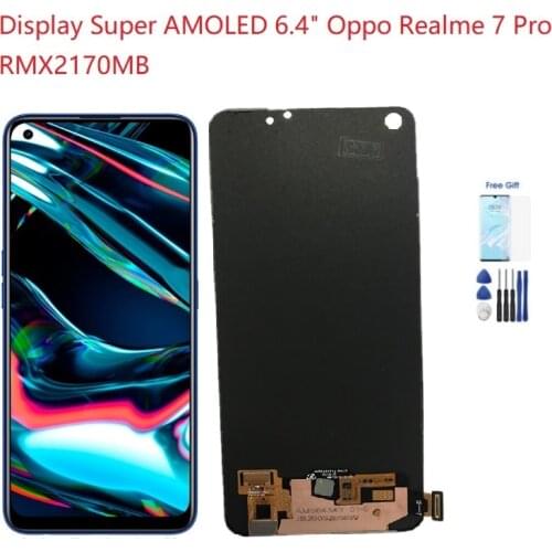 Super AMOLED For Oppo Realme 7 Pro Lcd RMX2170MB LCD Screen Display Digitizer Assembly For OPPO Realme RMX2170 7 Pro Display