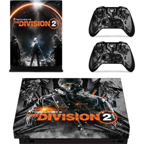 The Division Full Cover Skin Console & Controller Decal Stickers for Xbox One X Skin Stickers Vinyl