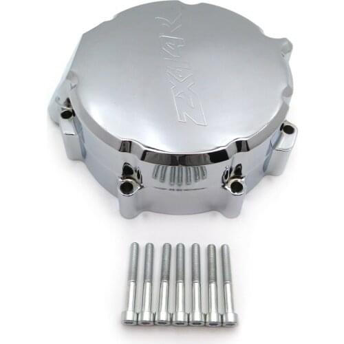 For Motorcycle Kawasaki ZX 14R ZX14R ZZR1400 2006-2020 CHROME Left Side Engine Stator Cover Aftermarket Free Shipping Motor Part
