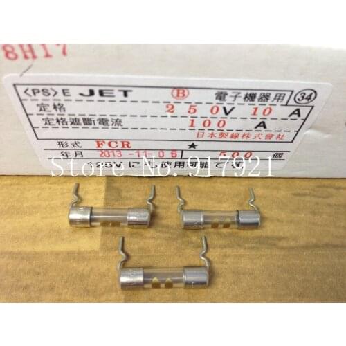 [ZOB] Japan imported JET pin FCR 5X20 10A250V insurance FUSE micro glass tube fuse original --200pcs/lot