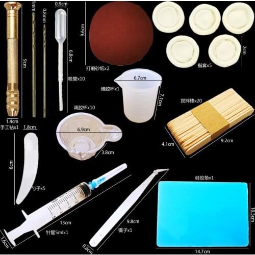 1 Set Epoxy Resin Ring Bracelet Molds DIY Hand Craft Jewelry Making Tools Accessories