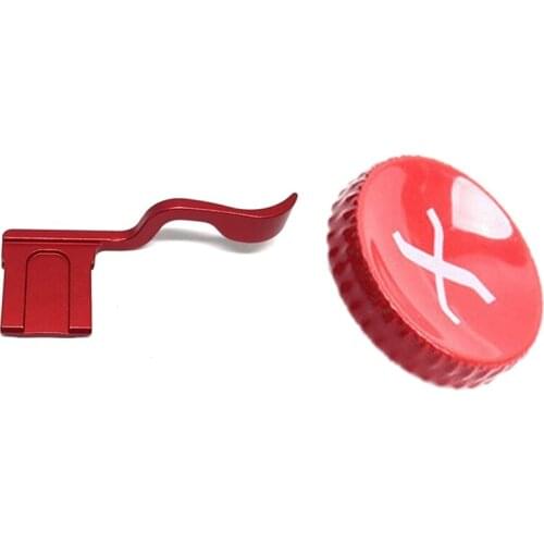 Aluminum Hot Shoe Cover Thumb-Up Hotshoe Thumb Grip With Suitable For Fujifilm Camera Shutter Button Accessories