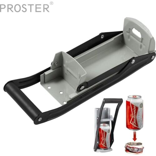Proster 16oz Can Crusher Wall Mounted Manual 500ml Cans Bottle Tin Crushing Recycling Crusher Kitchen Durable Beer Opener Tool
