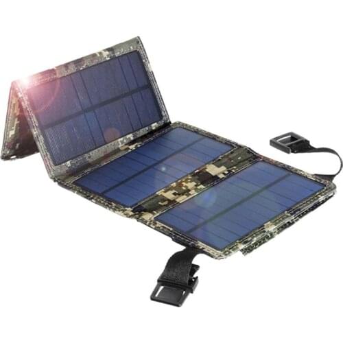 FOVigour Solar Panel Charger 10W Portable Backpacking Solar Charger for Mobile Phone