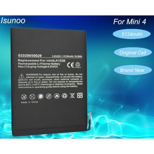 ISUNOO 5124mAh battery For iPad mini 4 mini4 Battery Replacement tablet Battery 0 Cycle with Repair Tools