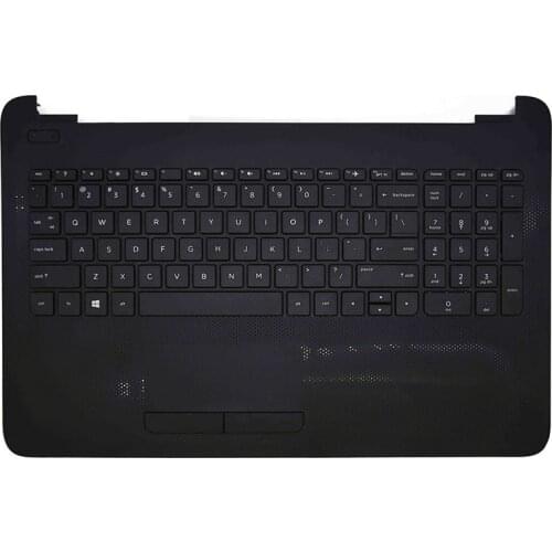 JIANGLUN New For HP 250 G5 255 G5 256 G5 Palmrest with US Keyboard Touchpad Black Color