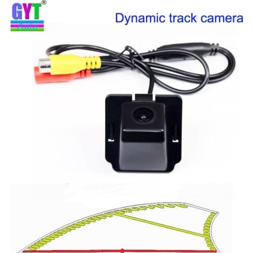 Dynamic Trajectory Tracking car Rear view Reverse camera For Mitsubishi Outlander XL Outlander Citroen C-Crosser Peugeot 4007