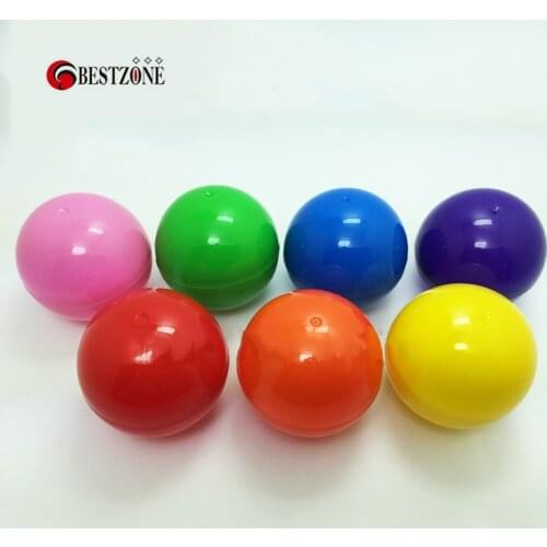 40mm Beauty Plastic Ball Mixed Color Soft Round Balls for Kids Toys Capsule Free Shipping