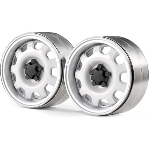 1pair 1.9" Wheel Rims Wheel Hubs for 1/10 Traxxas TRX4 Defender New Axial SCX10 RC Car Parts Accessories