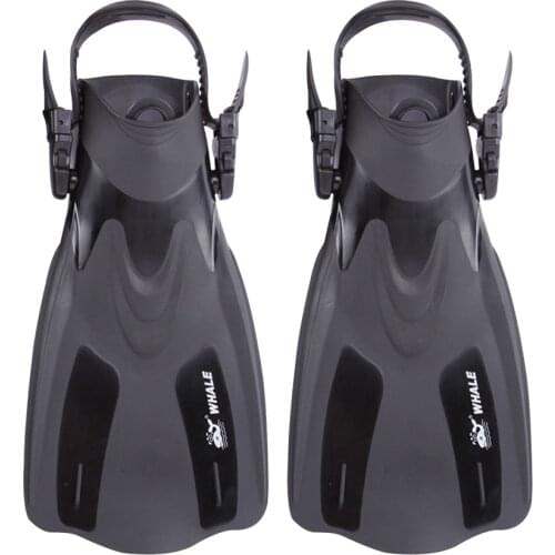 Diving Fins Beginner Water Sports Equipment Portable Adult Snorkeling Foot Flippers Adjustable Swimming Fins Sports