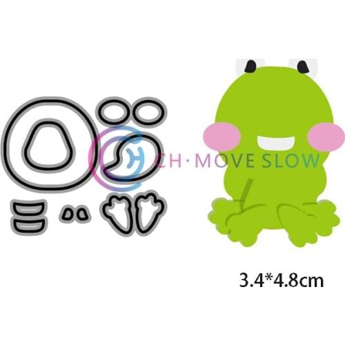 CH Frog Metal Cutting Dies Stencils for DIY Scrapbooking/photo Album stamps Decorative Embossing DIY Paper Card
