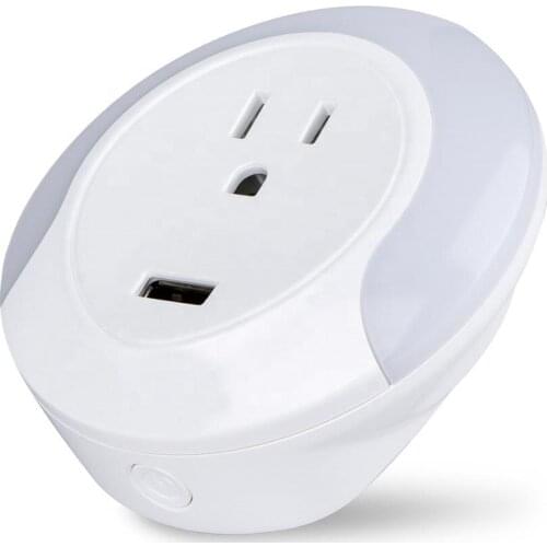 Work With Google Home Alexa Multi Function WIFI Smart Socket USB Port USA Standard