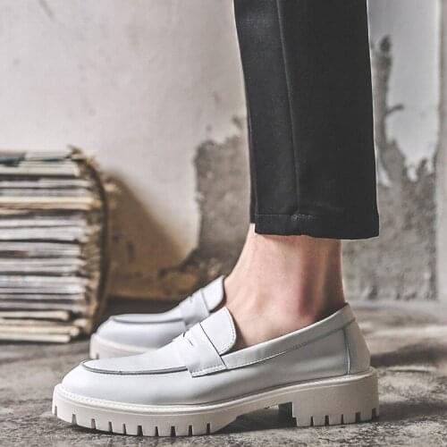 2021 Genuine Leather Shoes Men Brogues Fashion Brand Man Business Shoes Soft Loafers Cow Leather Male Footwear