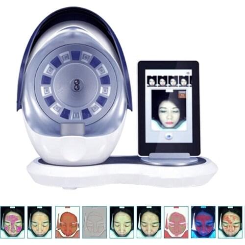 New Technologies Multi-language Magic Mirror Skin Analyzer Machine For Auto Analysis Smart Analyzer